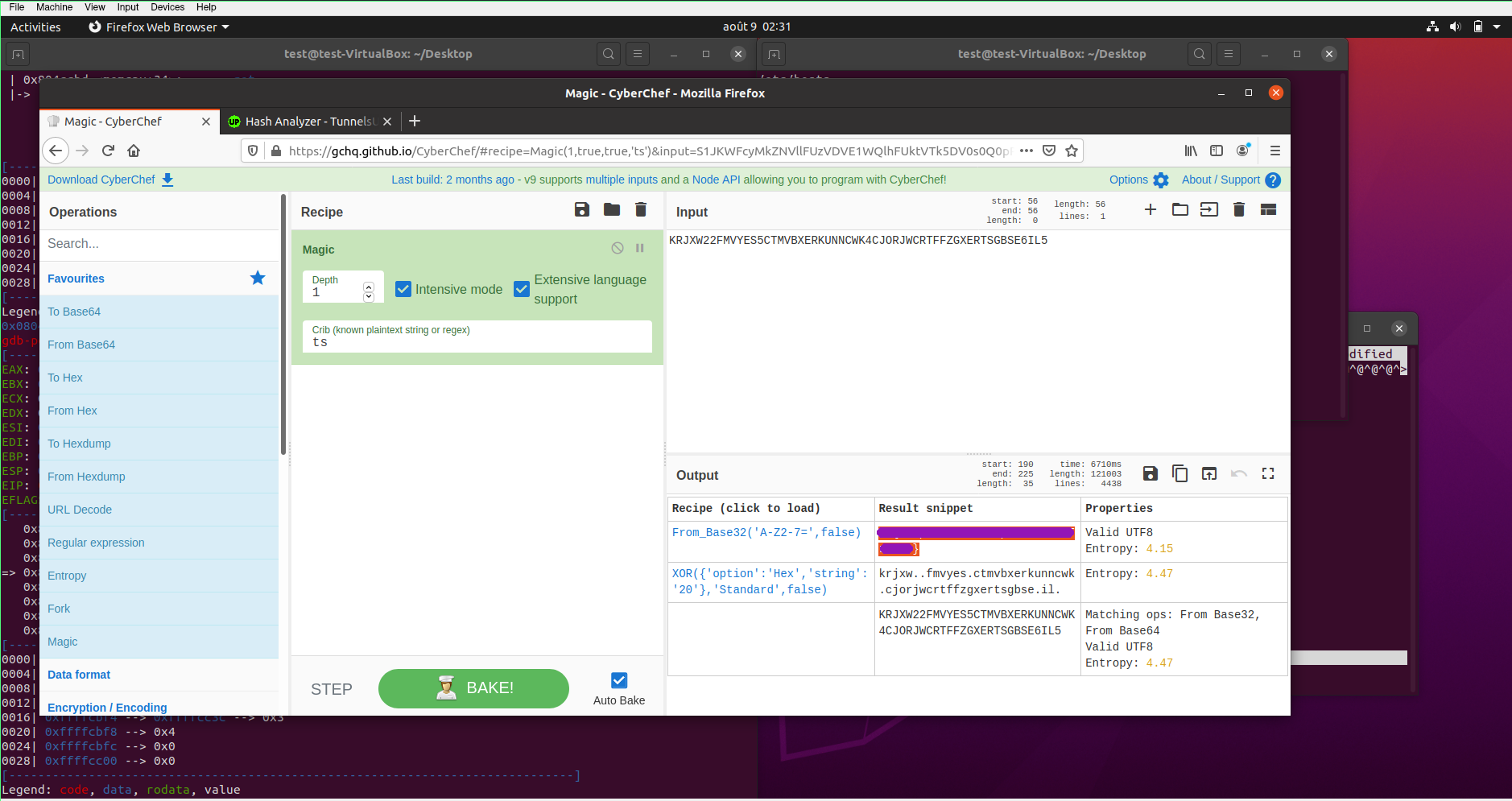 Covid scammer base 32 decrypt