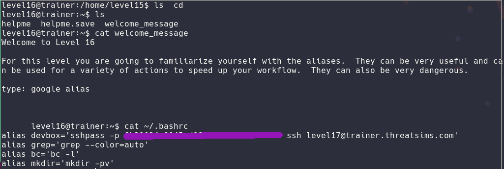 trainer sixteenth level